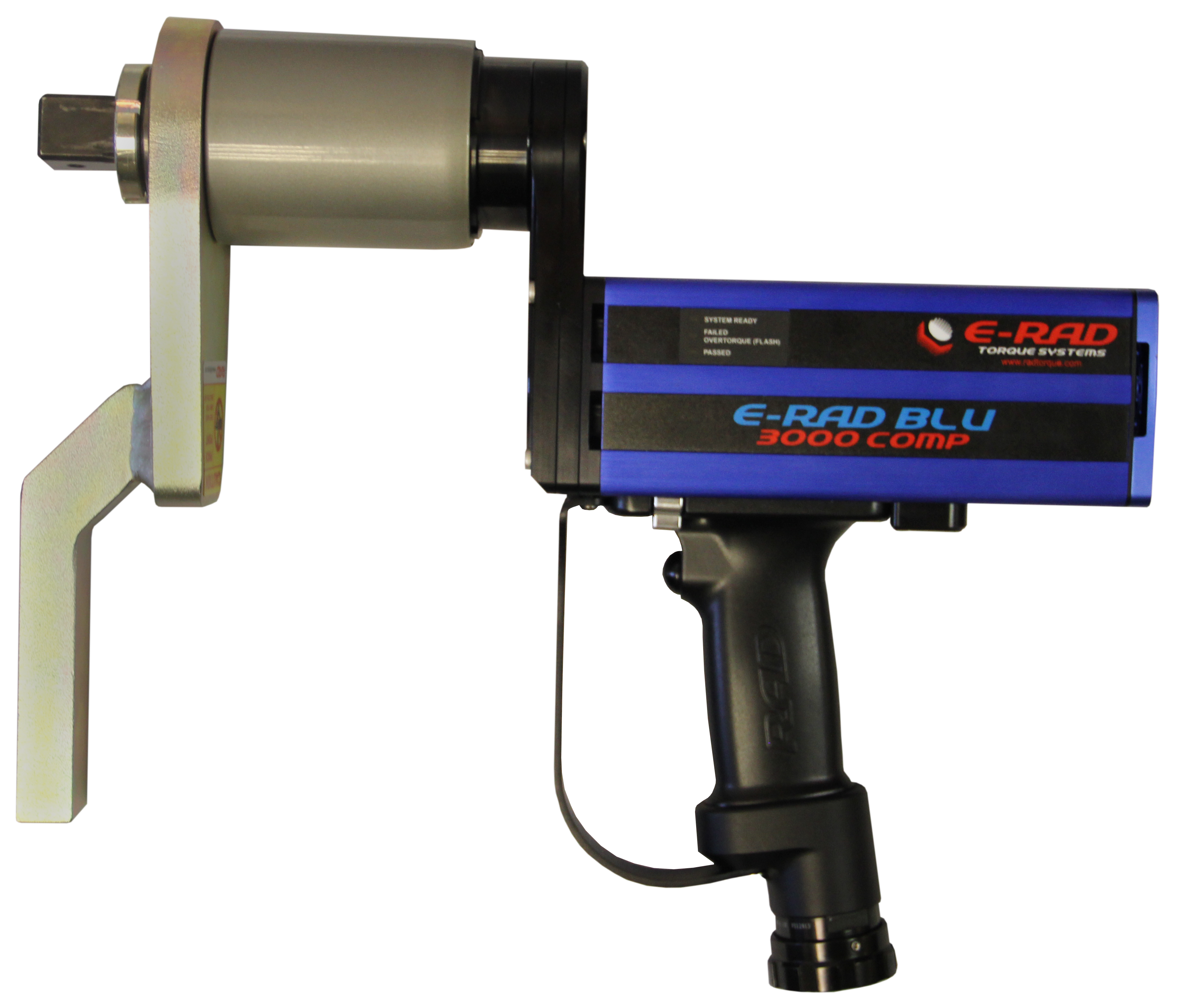 RAD Torque System's E-RAD BLU 3000 with an offset reaction arm