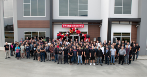 Entire RAD HQ team posing for Grand Opening Pic