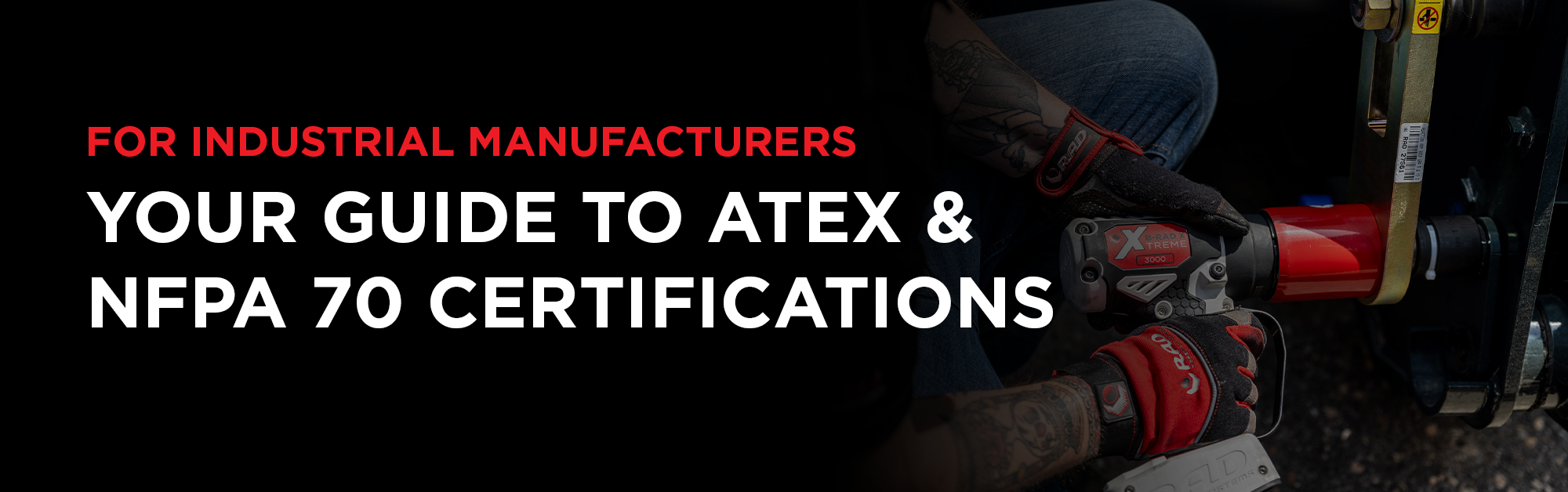 ATEX approved and NFPA 70 certified torque wrench